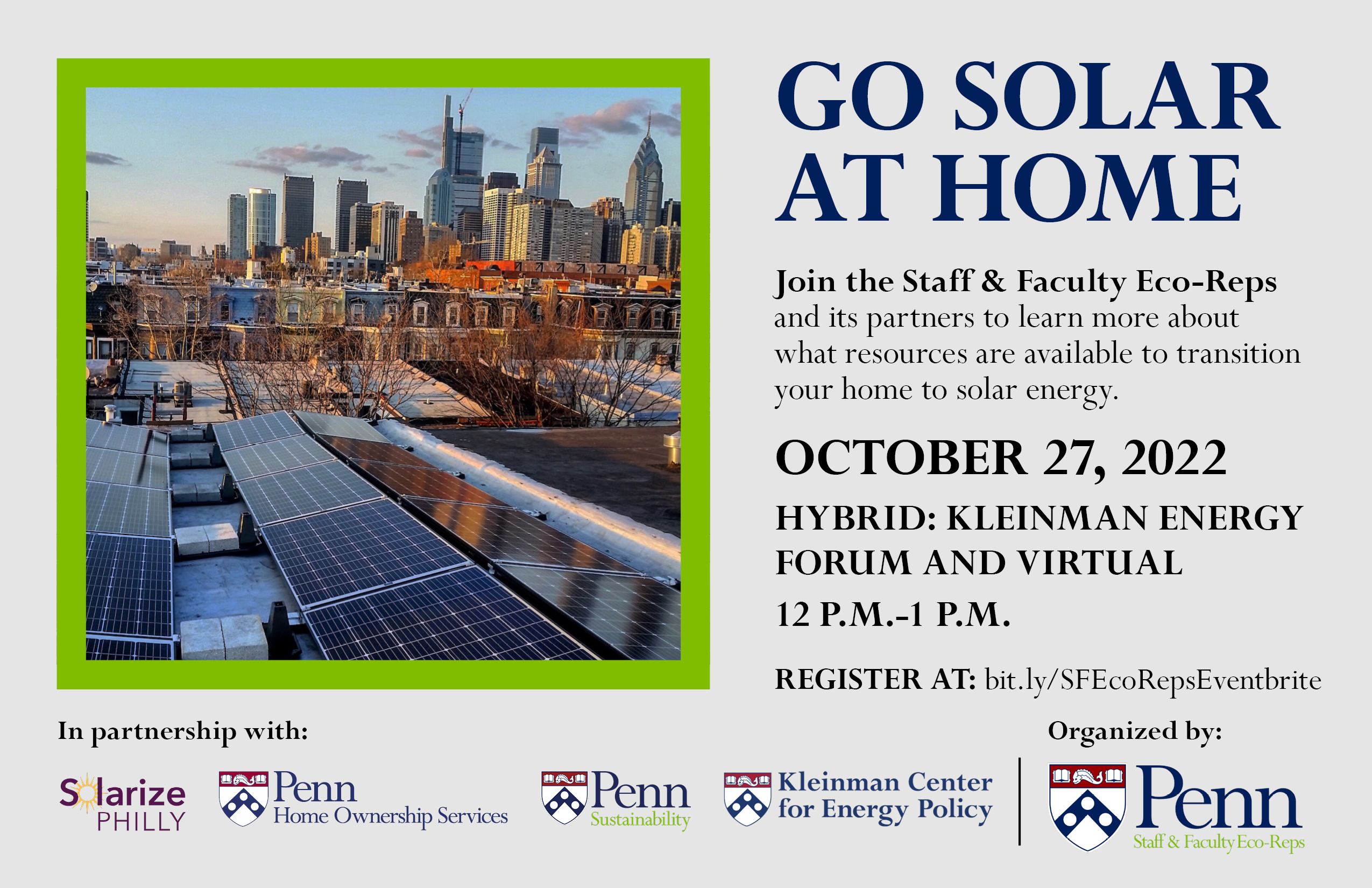 Go Solar at Home Event