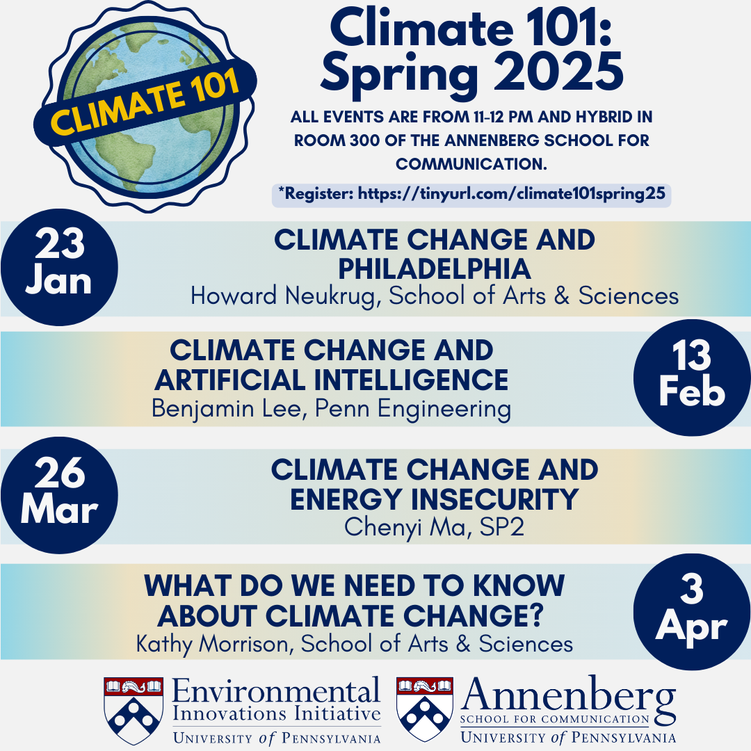 colorful lines with text about climate 101