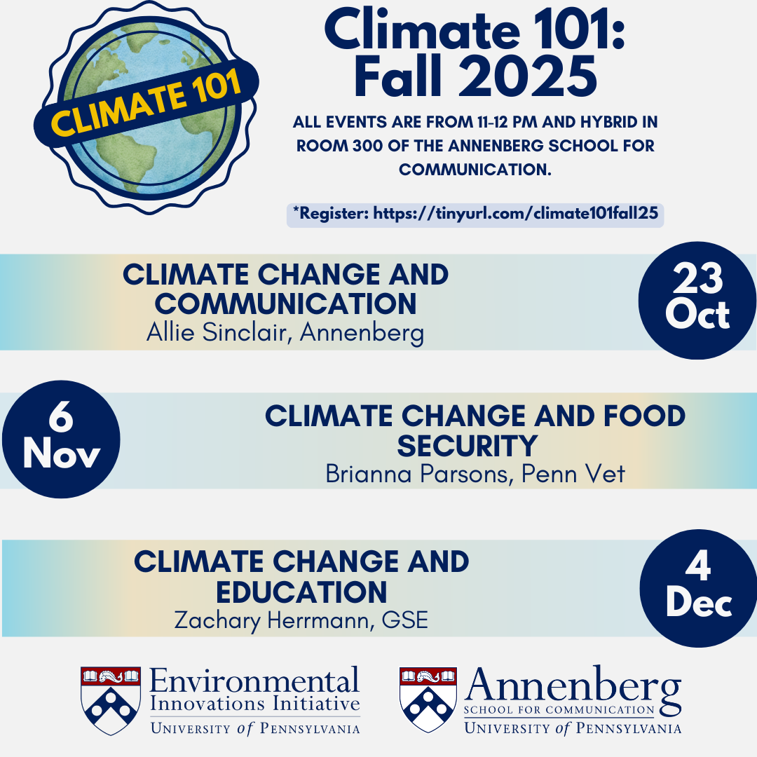 Climate 101: Fall 2025