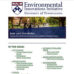 large text header with smaller table of contents type in green