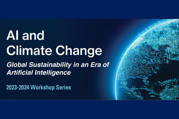 AI and Climate change event flyer