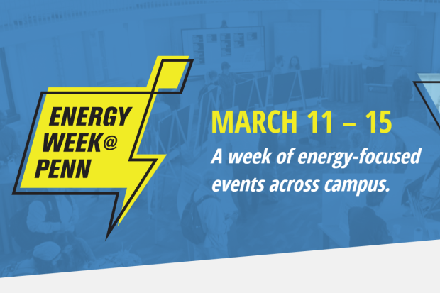 Energy Week at Penn logo with lightning bolt March 11-15