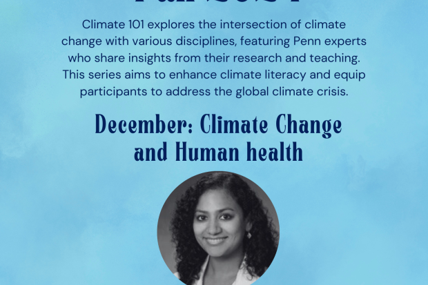 Climate 101 Lecture Series: December flyer