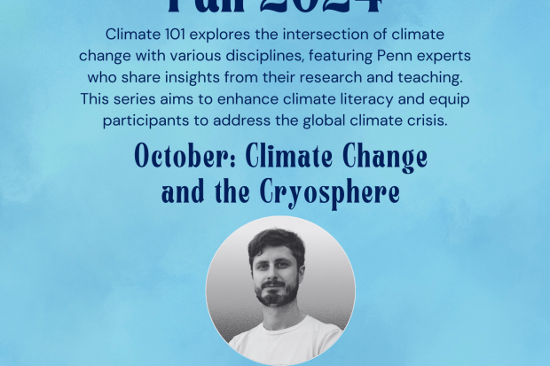 Climate 101 Lecture Series: October flyer