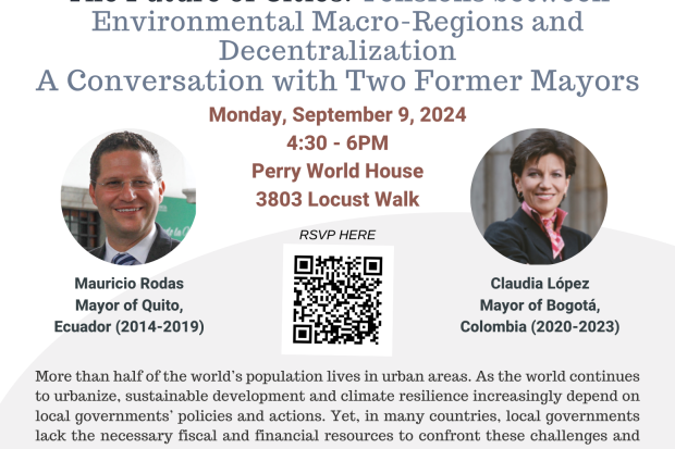 Flyer for "The Future of Cities"