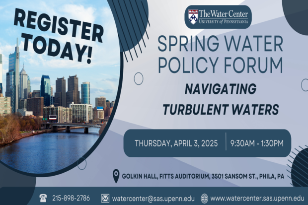 city river front with text about event
