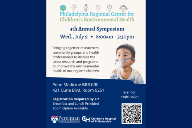 Philadelphia Regional Center for Children’s Environmental Health symposium info