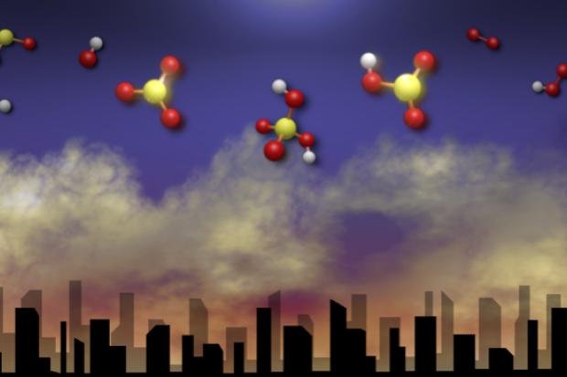 Some scientists have proposed planetary-scale solutions to address climate change, such as geoengineering using sulfur compounds to create a sunshield in the upper atmosphere. New research suggests there’s a good deal more chemistry to understand before proceeding. (Image: Courtesy of the Francisco laboratory)