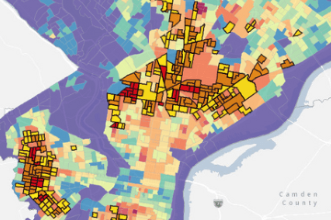 Extreme heat map