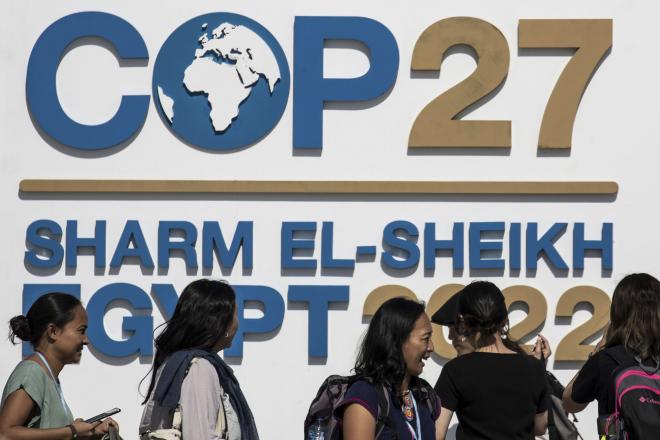 Multilateral spaces like the United Nations climate change conference—an event that brought together nearly 200 nations—provided a unique opportunity for Penn to share its climate research with the world. (Image: Gehad Hamdy/picture-alliance/dpa/AP Images).