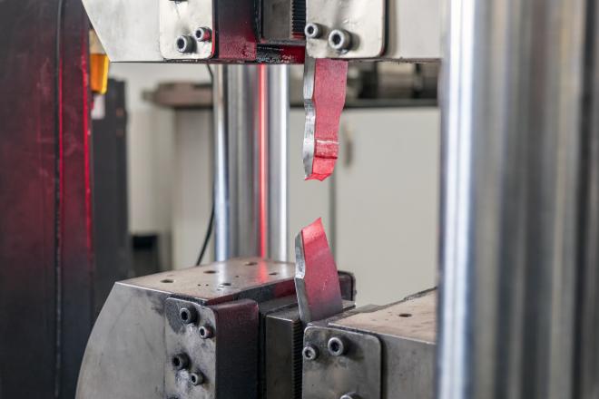 Tensile test for welding procedure. It, also known as tension testing, is a fundamental materials science and engineering test in which a sample is subjected to a controlled tension until failure